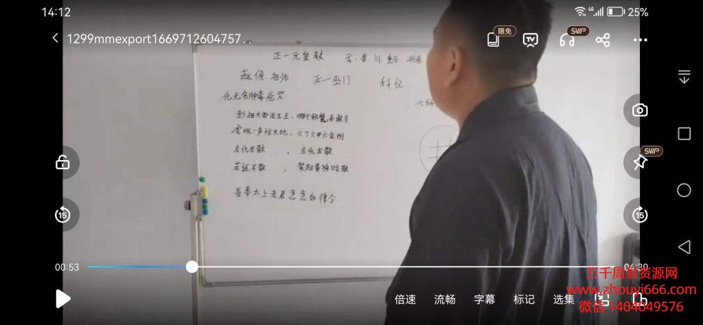 张师傅元皇法坛课程，视频6集
