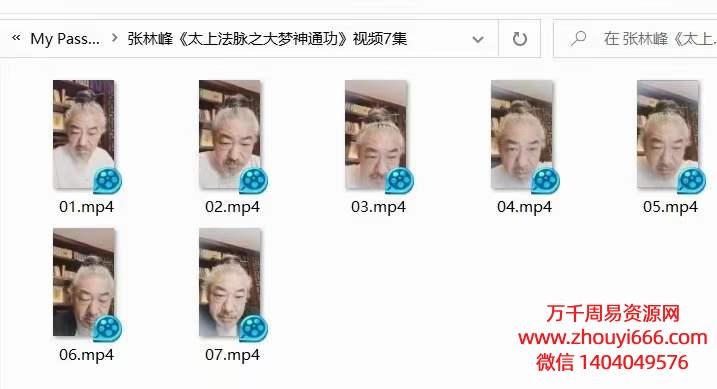 张林峰《太上法脉之大梦神通功》视频7集