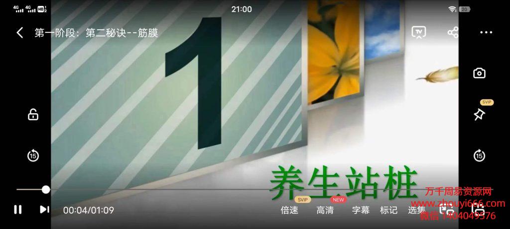站桩功《养生站桩三级课程》1个月打通筋膜，14个录音+7集视频讲解