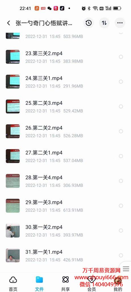 张一勺奇门心悟赋讲座视频47集