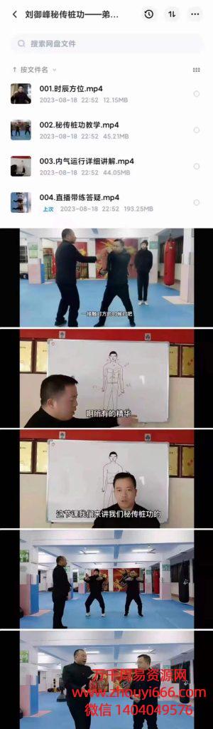 刘御峰秘传桩功弟子入门必学课气运劳宫穴，视频4集