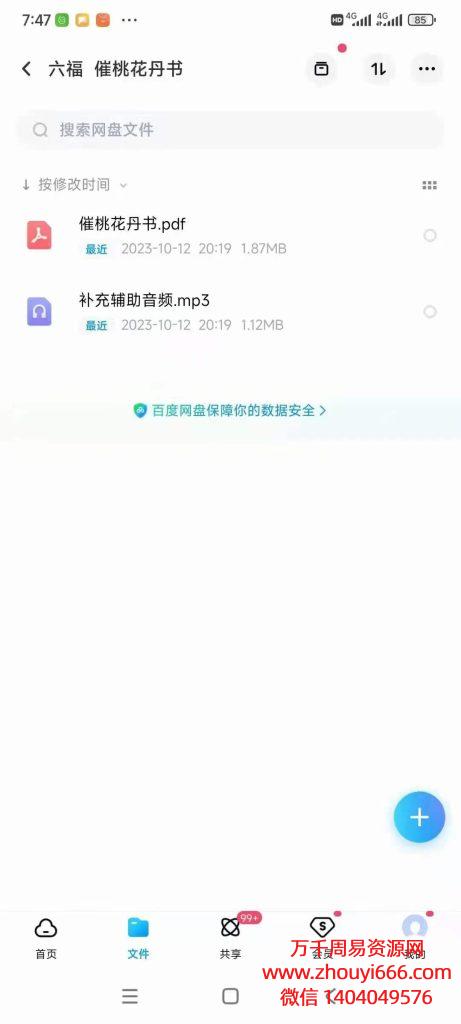 六福催桃花丹书，音频+文档