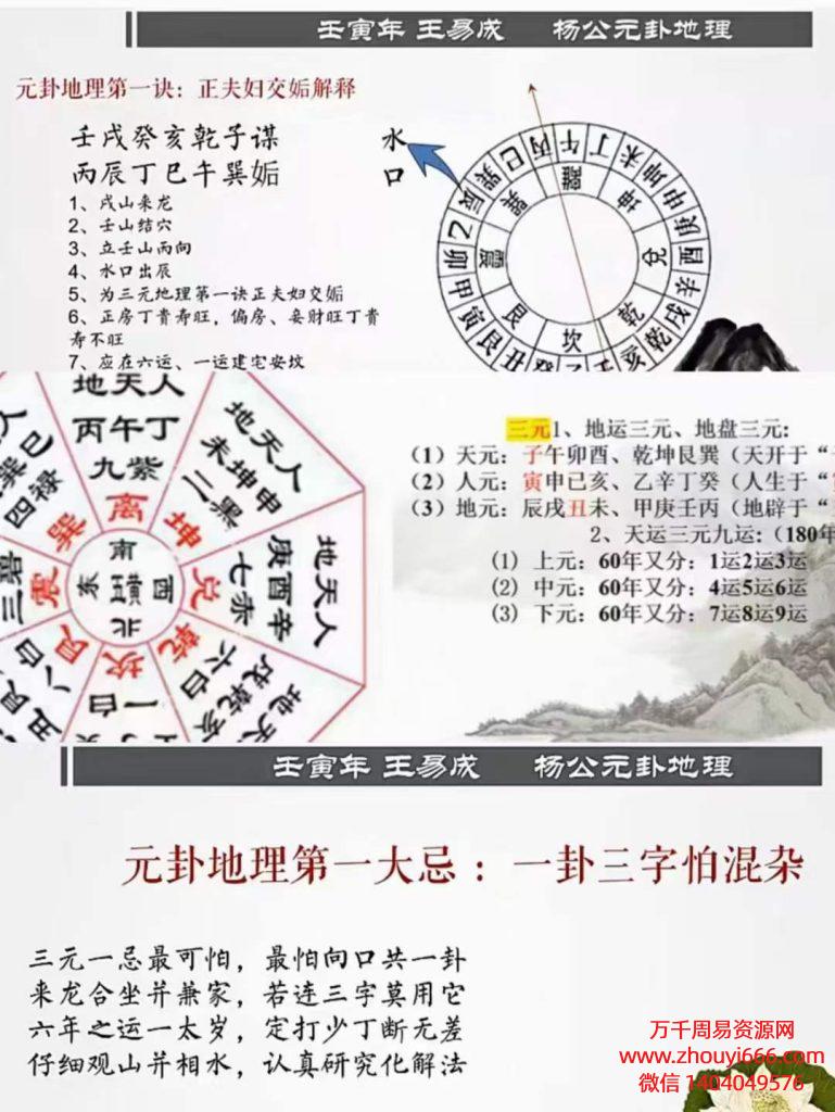 【合集】王易成杨公风水初级、中级合集，其中有9个录音+9个视频
