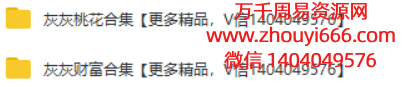 【合集】2023年灰灰神秘学桃花‬合集6集+财富合集7集，视频教程
