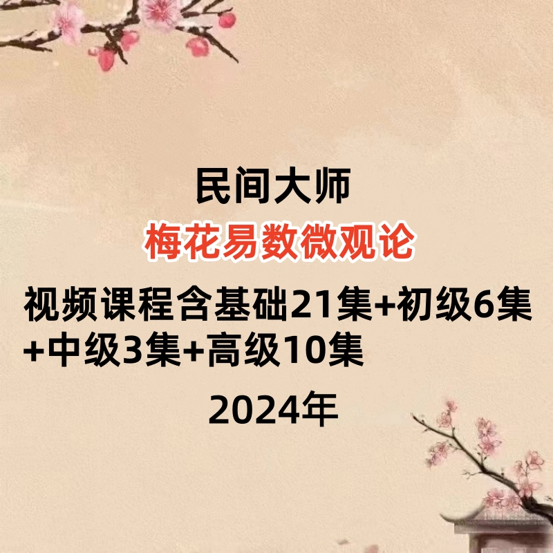 民间大师梅花易数微观论40集视频