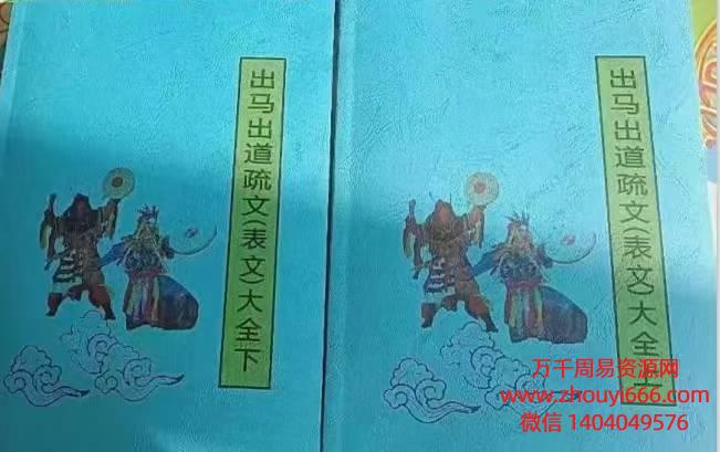 出马仙出道疏文佛道仙表文90个表文超实用 PDF上下2册