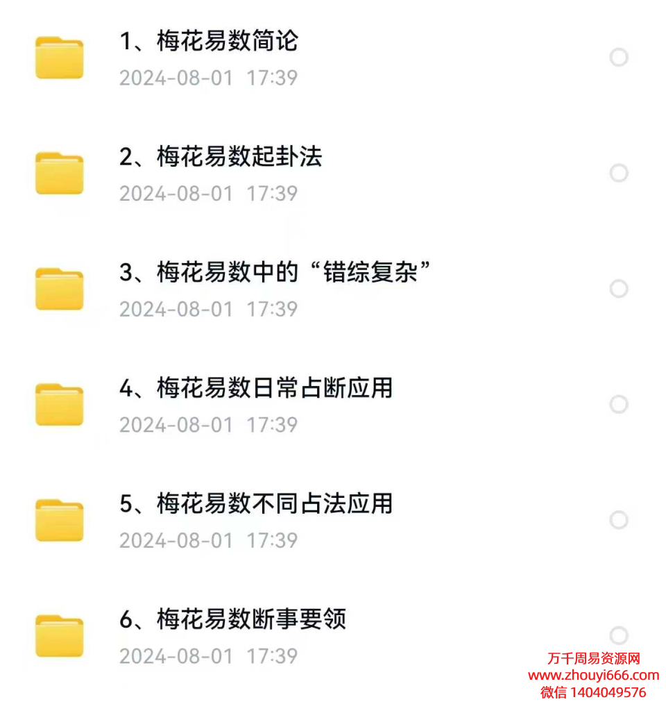 25年黎荔《梅花易数》传承班，视频课，非常火爆