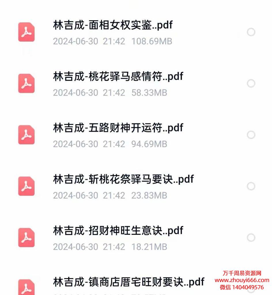 香港名师林吉成，PDF文档11本，稀缺资源
