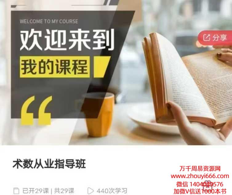 术数从业指导班玄学变现29集音频+视频