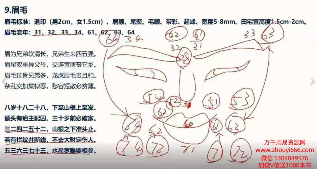照明居士《识人术高级班》教学视频28集，每个视频1小时左右 面相