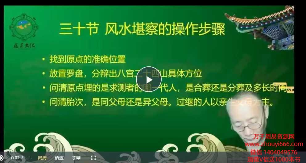 一圣老师《吕氏环境布局高级班》共30节视频