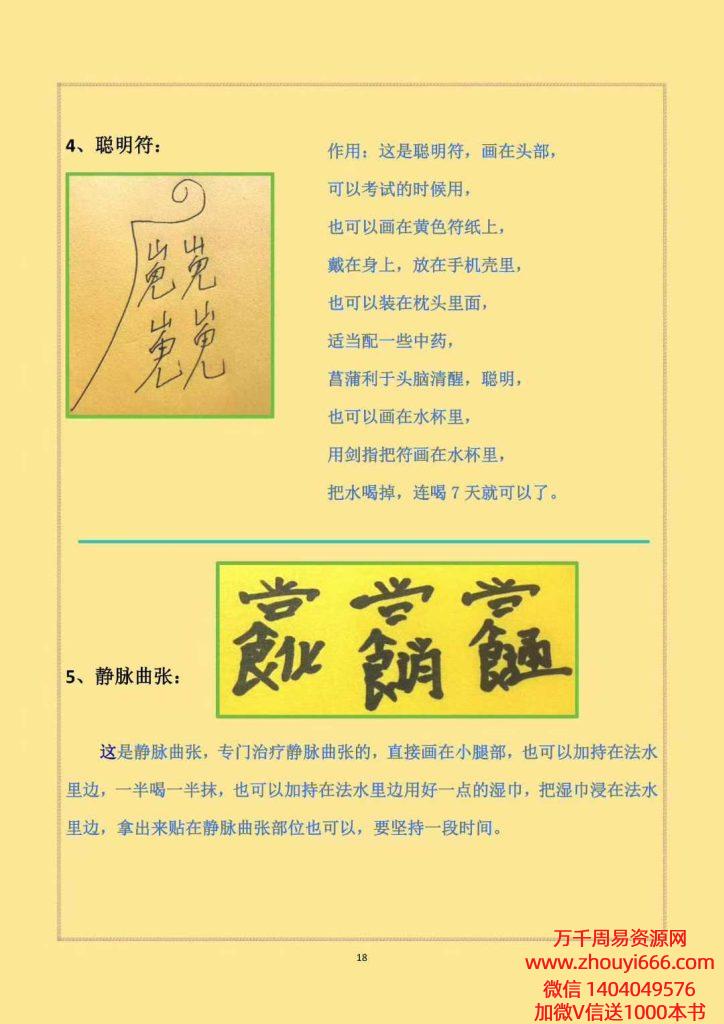 内部资料《浮黎法脉祝由术》27页 高清原版