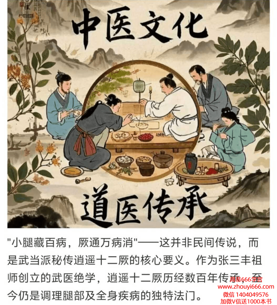 张三丰秘传的腿部养生绝学“武当逍遥十二厥”(小腿藏百病,厥通万病消)8集视频课