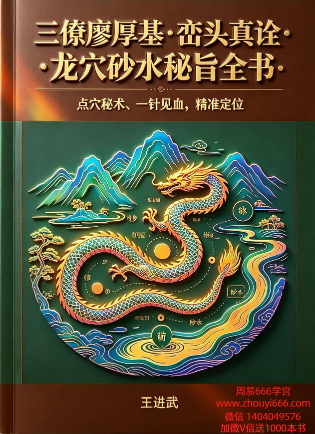廖厚基徒弟王进武《峦头真诠：龙穴砂水秘旨全书》226页彩色