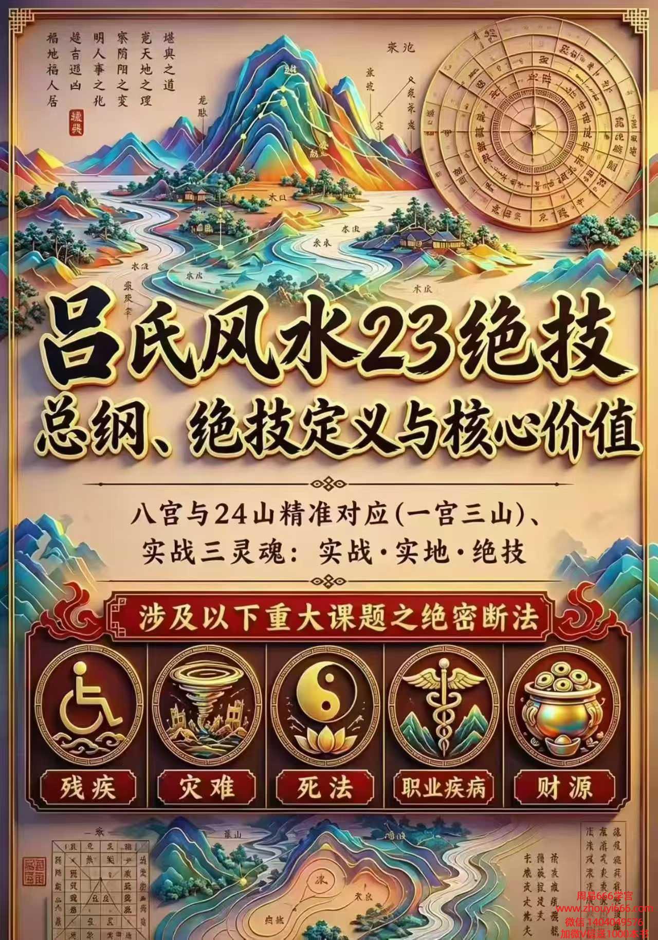 吕氏风水23绝技（内部整理版）412页电子版