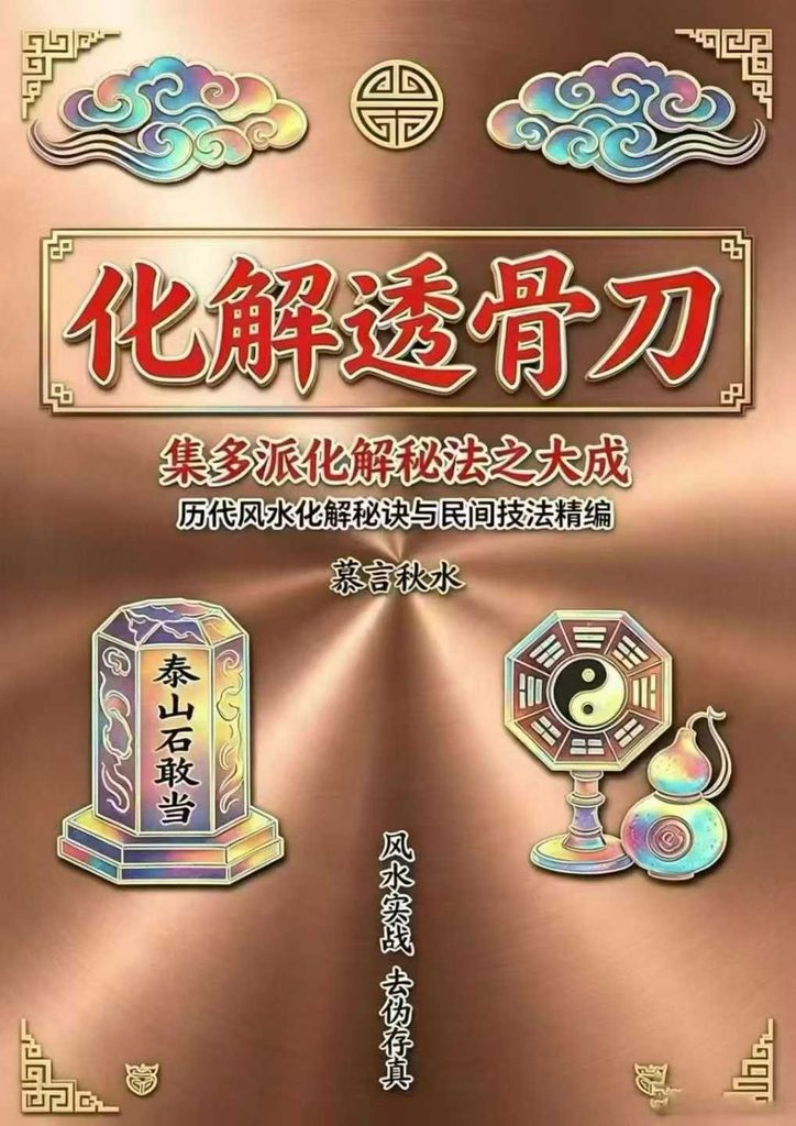 慕言秋水《化解透骨刀、集多派化解秘法》历代风水化解秘诀与民间技法精编367页