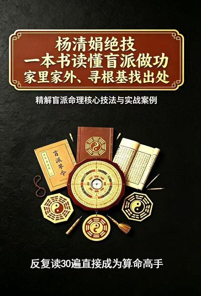 《杨清娟绝技、铁口定乾坤、一本书读懂盲派做功，家里家外、寻根基找出处》327页