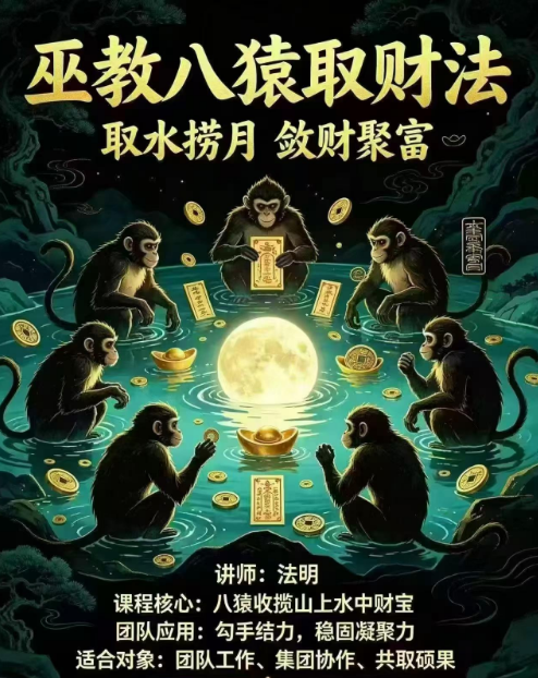 巫教八猿取财法视频+课件