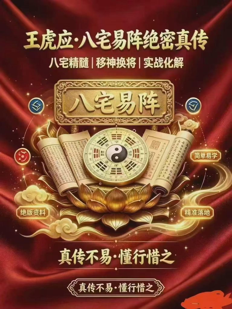 王虎应·八易宅阵绝密真传·阳吉宅凶布局全集500页电子版